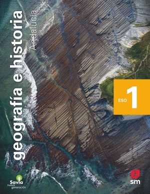 Portada del producto:  SD Alumno. Geografía e historia. 1 ESO. Savia Nueva Generación. Andalucía