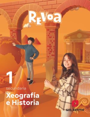 Portada del producto:  DA. Xeografía e Historia. 1 Secundaria. Revoa