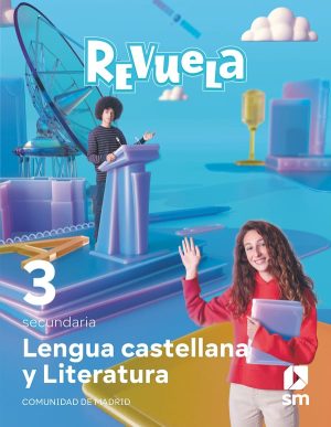 Portada del producto:  DA. Lengua Castellana y Literatura. 3 Secundaria. Revuela.