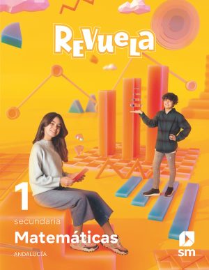 Portada del producto:  DA. Matemáticas. 1 Secundaria. Revuela. Andalucía