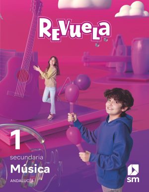 Portada del producto:  DA. Música. 1 Secundaria. Revuela. Andalucía