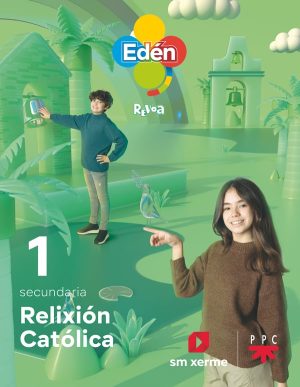 Portada del producto:  DA. Relixión Católica. 1 ESO Edén. Revoa (Gallego)