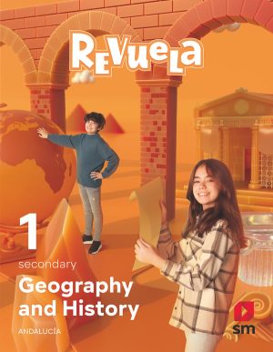 Portada del producto:  DA. Geography and History. 1 Secondary. Revuela. Andalucía