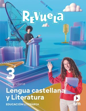 Portada del producto:  DA. Lengua Castellana y Literatura. Bloque III. Educación Literaria. 3 Secundaria. Revuela