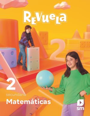 Portada del producto:  DA. Matemáticas. 2 Secundaria. Revuela