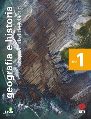 Portada del producto:  SD Alumno. Geografía e historia. 1 ESO. Savia Nueva Generación.