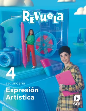 Portada del producto:  DA. Expresión Artística. 4 Secundaria. Revuela