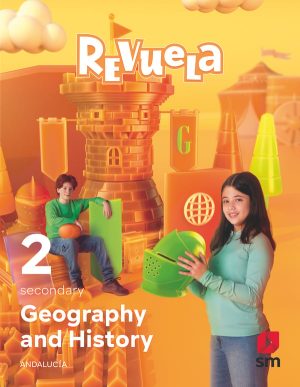 Portada del producto:  DA. Geography and History. 2 Secondary. Revuela. Andalucía