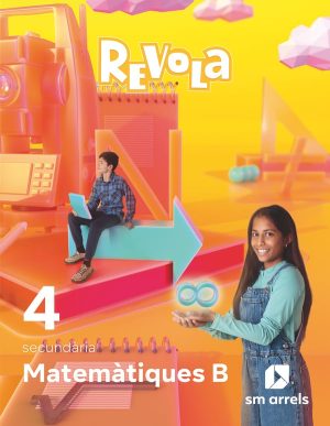 Portada del producto:  DA. Matemàtiques aplicades a les Ciències de la Naturalesa. 4 Secundària. Revola. Arrels