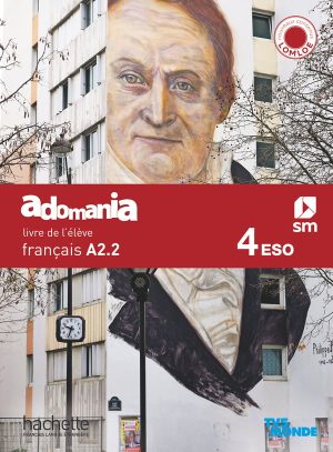 Portada del producto:  SDA. Français A2.2. 4 Secundaria. Adomania