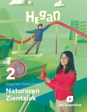 Portada del producto:  DA. Naturaren Zientziak. 2 bigarren hezkuntza. Hegan