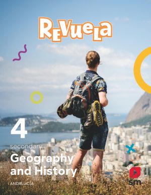 Portada del producto:  DA. Geography and History. 4 Secondary. Revuela. Andalucía