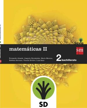 Portada del producto:  SD Alumno. Matemáticas II. 2 Bachillerato. Savia