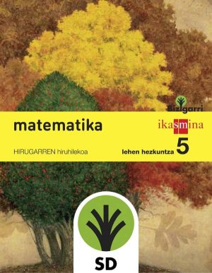 Portada del producto:  SD Alumno. Matematika. Lehen Hezkuntza 5. Bizigarri