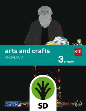 Portada del producto:  SD Alumno. Arts and crafts. 3 Primary. Savia. Andalucía