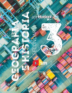 Portada del producto:  DA. Geografía e Historia. 3 Secundaria. Matices. Comunidad de Madrid