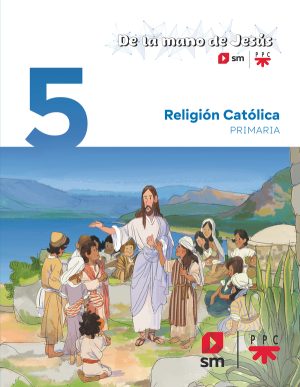 Portada del producto:  DA. Religión católica. 5 Primaria. De la mano de Jesús