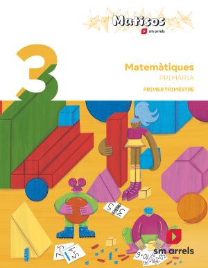 Portada del producto:  DA. Matemàtiques. 3 Primària. Trimestres. Matisos. Arrels