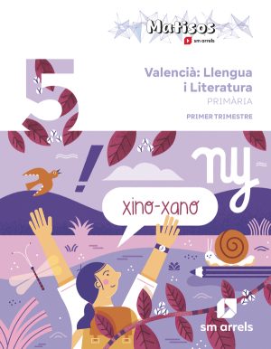 Portada del producto:  DA. Valencià: Llengua i Literatura. 5 Primària. Trimestres. Matisos