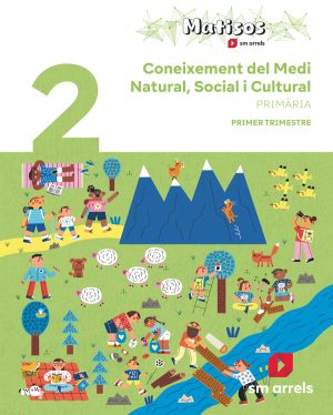 Portada del producto:  DA.  Coneixement del Medi Natural, Social i Cultural. 2 Primària. Trimestres. Matisos. Arrels