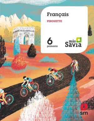 Portada del producto:  SD Alumno. Francés Pirouette. 6 Primaria. Más Savia