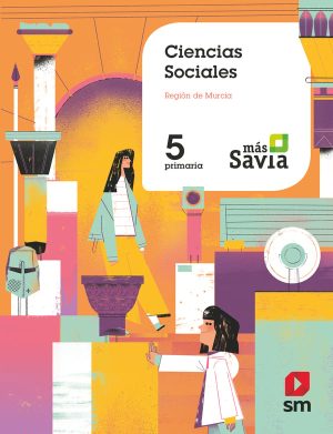 Portada del producto:  SD Alumno. Ciencias sociales. 5 Primaria. Mas Savia.