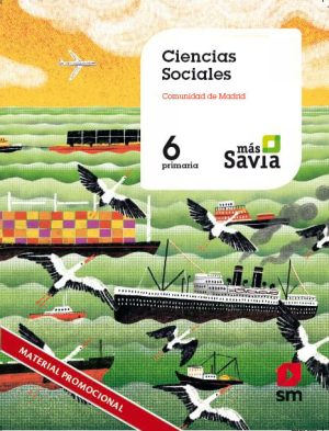 Portada del producto:  SD Alumno. Ciencias sociales. 6 Primaria. Mas Savia. Madrid