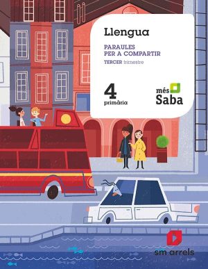 Portada del producto:  SD Alumno. Llengua. Paraules per a compartir. 4 Primaria. Mès Saba