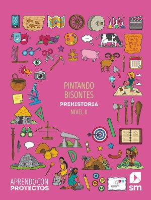 Portada del producto:  SD Alumno. Pintando bisontes. Prehistoria (Nivel II). Aprendo con proyectos