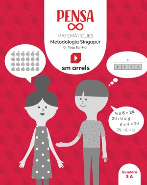 Portada del producto:  SD Alumno.  Pensa infinit. Matemàtiques. Metodología Singapur. 3 Primária. Arrels
