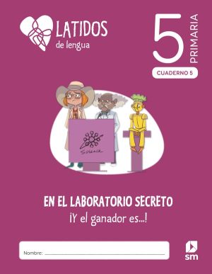Portada del producto:  SD Alumno. Lengua. 5 Primaria. Latidos. Cuadernos 1-5