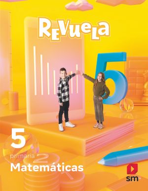 Portada del producto:  DA. Matemáticas. 5 Primaria. Revuela