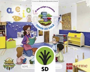 Portada del producto:  SD Alumno.  Todos ao cole. (O meu amigo, o monstro Nivel 1). Explora