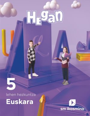 Portada del producto:  DA. Euskara. Lehen Hezkuntza 5. Hegan