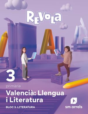 Portada del producto:  DA. Llengua i Literatura. Bloc 3 Literatura. 3 Primaria. Revola. Arrels