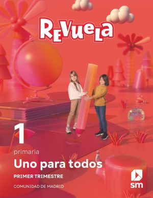 Portada del producto:  DA. Método globalizado. Uno para todos. 1 Trimestre. 1 primaria. Revuela