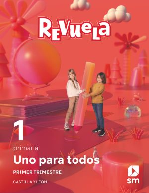 Portada del producto:  DA. Método globalizado. Uno para todos. 1 Trimestre. 1 Primaria. Revuela.