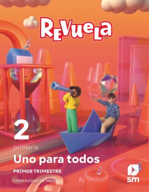 Portada del producto:  DA. Método globalizado. Uno para todos. 1 Trimestre. 2 Primaria. Revuela
