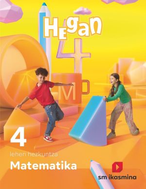 Portada del producto:  DA. Matematika. Lehen Hezkuntza 4. Hegan