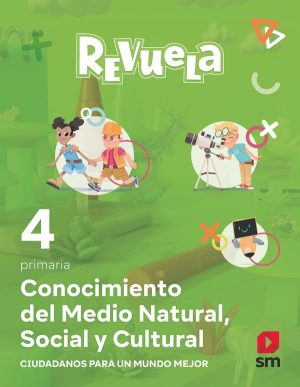 Portada del producto:  DA. Conocimiento del Medio Natural, Social y Cultural. 4 Primaria. Revuela