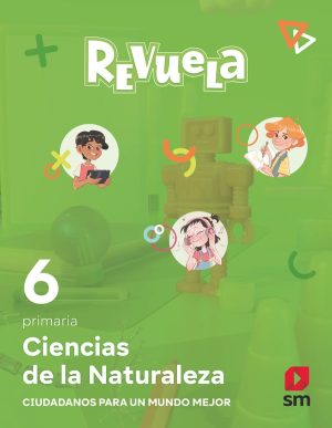 Portada del producto:  DA. Ciencias de la Naturaleza. 6 Primaria. Revuela