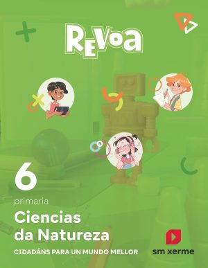 Portada del producto:  DA. Ciencias da Natureza. 6 Primaria. Revoa