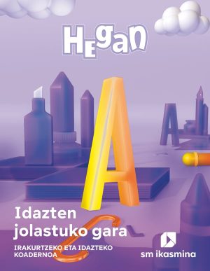 Portada del producto:  DA. Idazten jolastuko gara. 1 Lehen Hezkuntza. Hegan