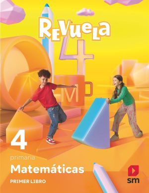 Portada del producto:  DA. Matemáticas. Trimestres temáticos. 4 Primaria. Revuela