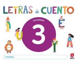 Portada del producto:  DA. Cuaderno de lectoescritura 3. Letras de cuento