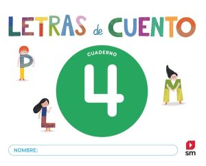 Portada del producto:  Cuaderno de lectoescritura 4. Letras de cuento