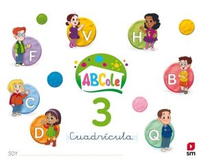 Portada del producto:  Cuaderno de lectoescritura 3, Cuadrícula. ABCole 18
