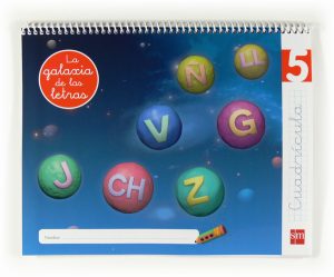 Portada del producto:  Lectoescritura 5, Cuadrícula. La galaxia de las letras