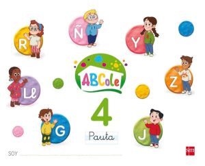 Portada del producto:  Cuaderno de lectoescritura 4, Pauta. ABCole 17