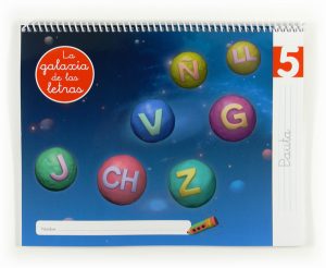 Portada del producto:  Lectoescritura 5, Pauta. La galaxia de las letras